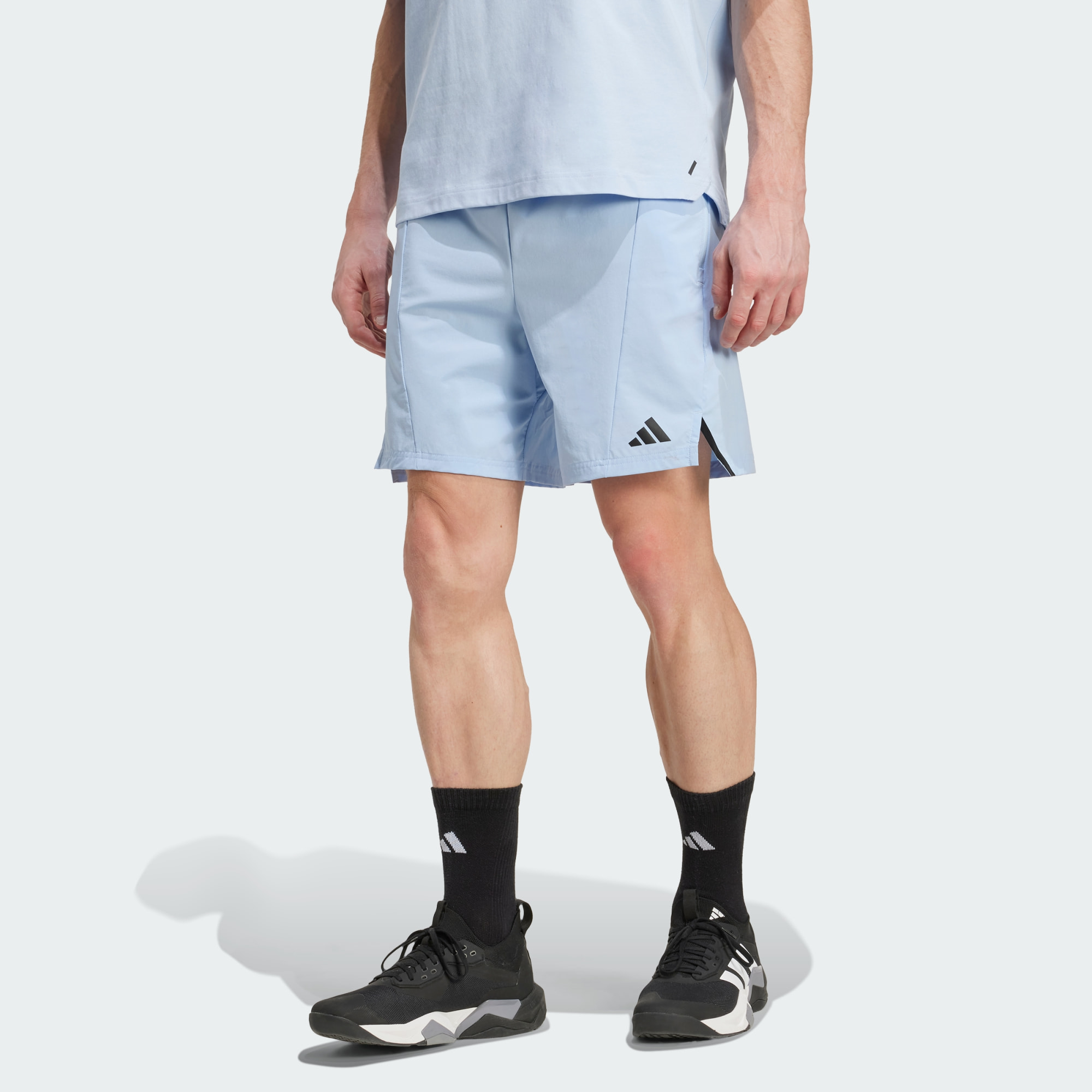 Adidas Men's Black Designed For Training Workout Shorts Medium