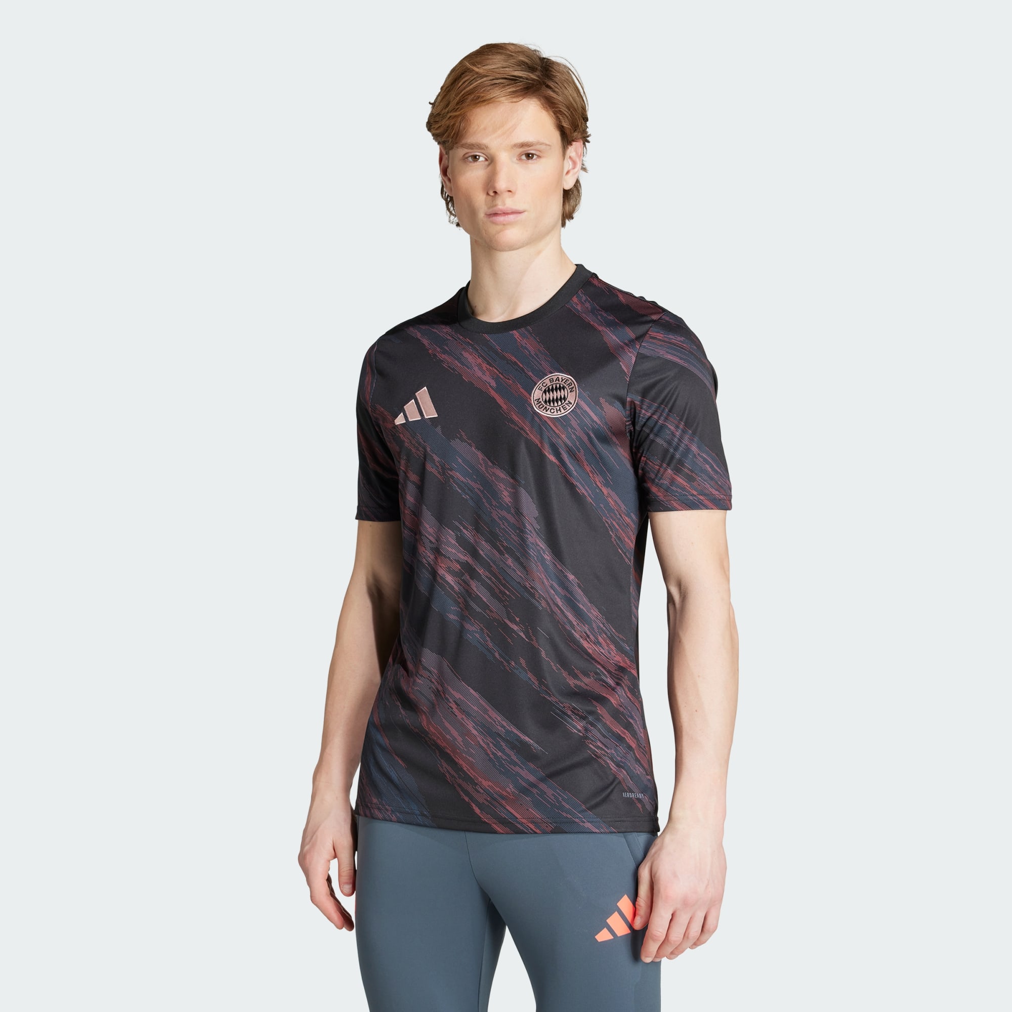 Adidas Men Fc Bayern 25 26 Pre Match Jersey Black