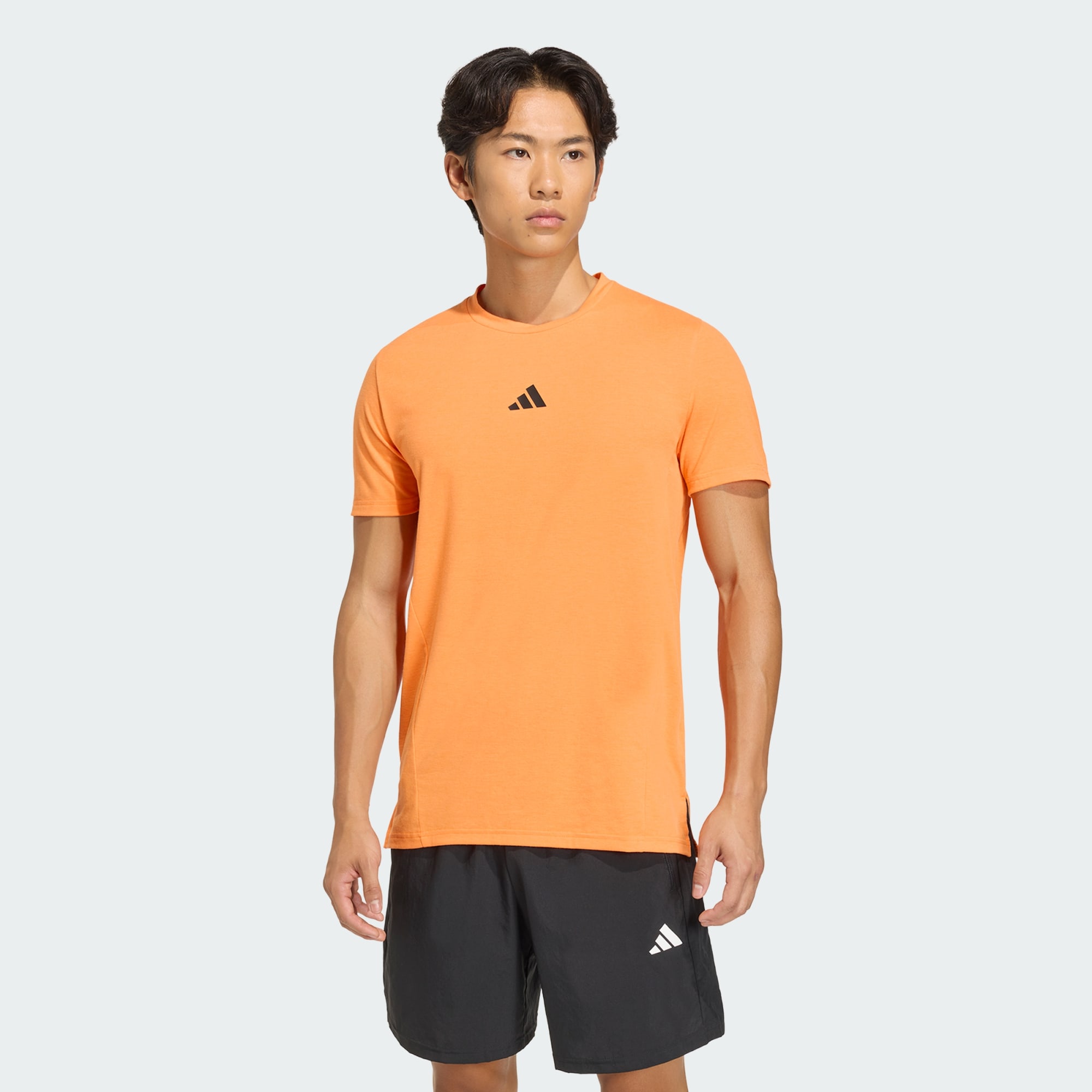 Adidas Men Designed For Training Workout Tee Black