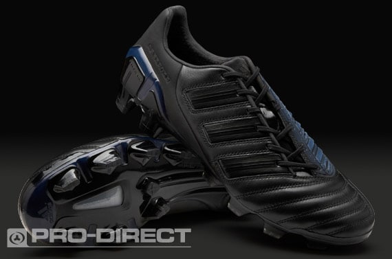 adidas Soccer Shoes - adidas adipower Predator FG Black Out - Firm Ground - Soccer Cleats - Black
