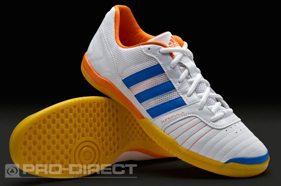 adidas de fútbol sala - zapatillas sala - adidas SuperSala - IN - Indoor - Sala - Blanco Azul | Pro:Direct Soccer