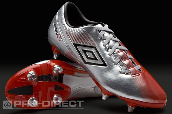Umbro FuBballschuhe Umbro GT II Pro SG Weicher Boden Fussballschuhe Silber Pro Direct Soccer