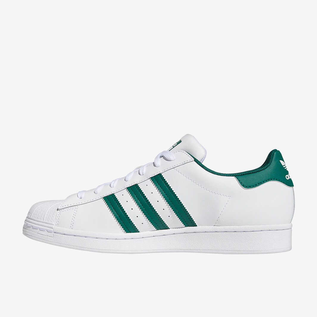 adidas Originals Superstar - Cloud White/Collegiate Green/Cloud White ...