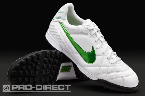 Botas de Fútbol - Nike - Tiempo - Natural IV - Hierba Artificial - Blanco/Verde/Gris | Pro:Direct Soccer