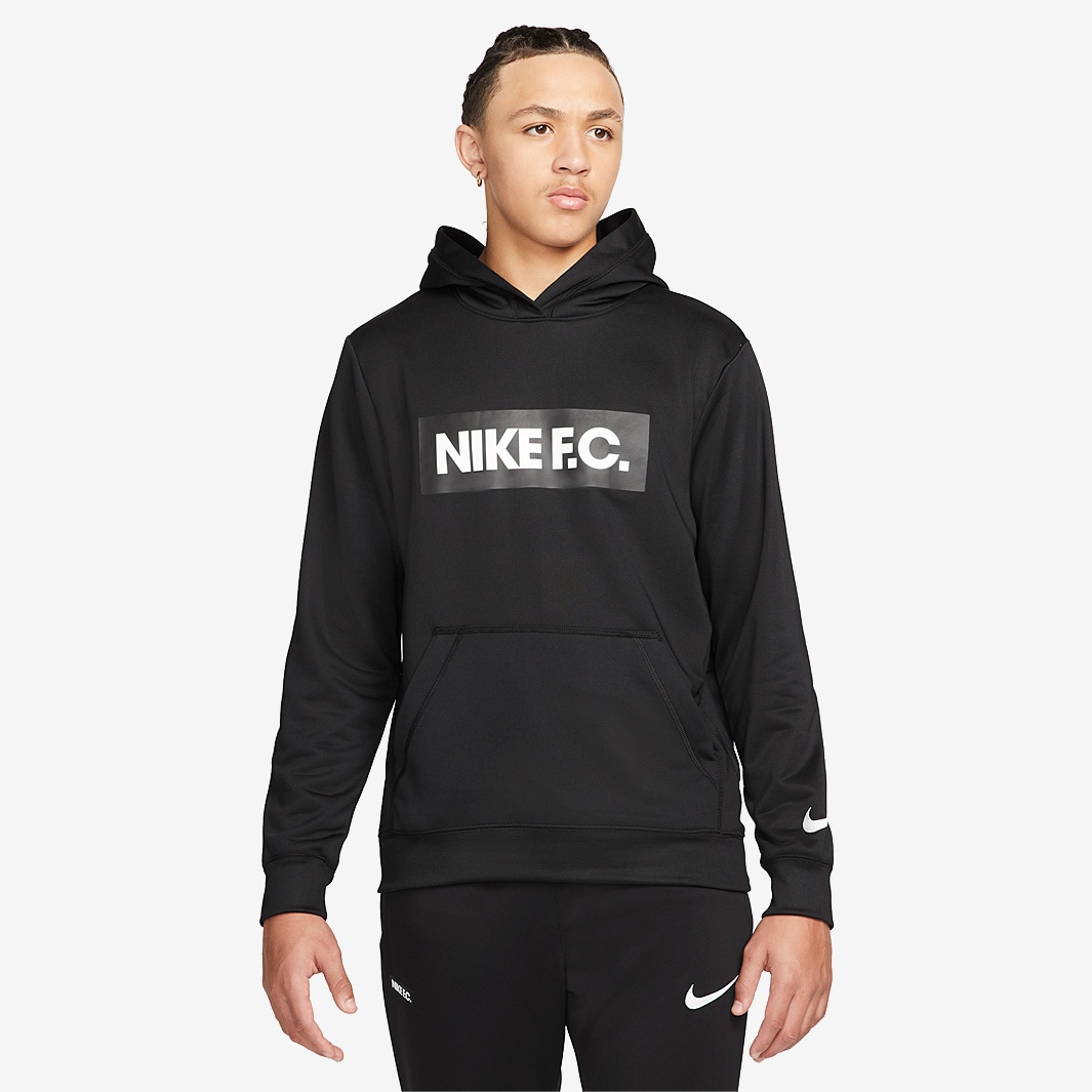 Nike Sportswear F.C. Football Hoodie - Black/White - Mens Clothing