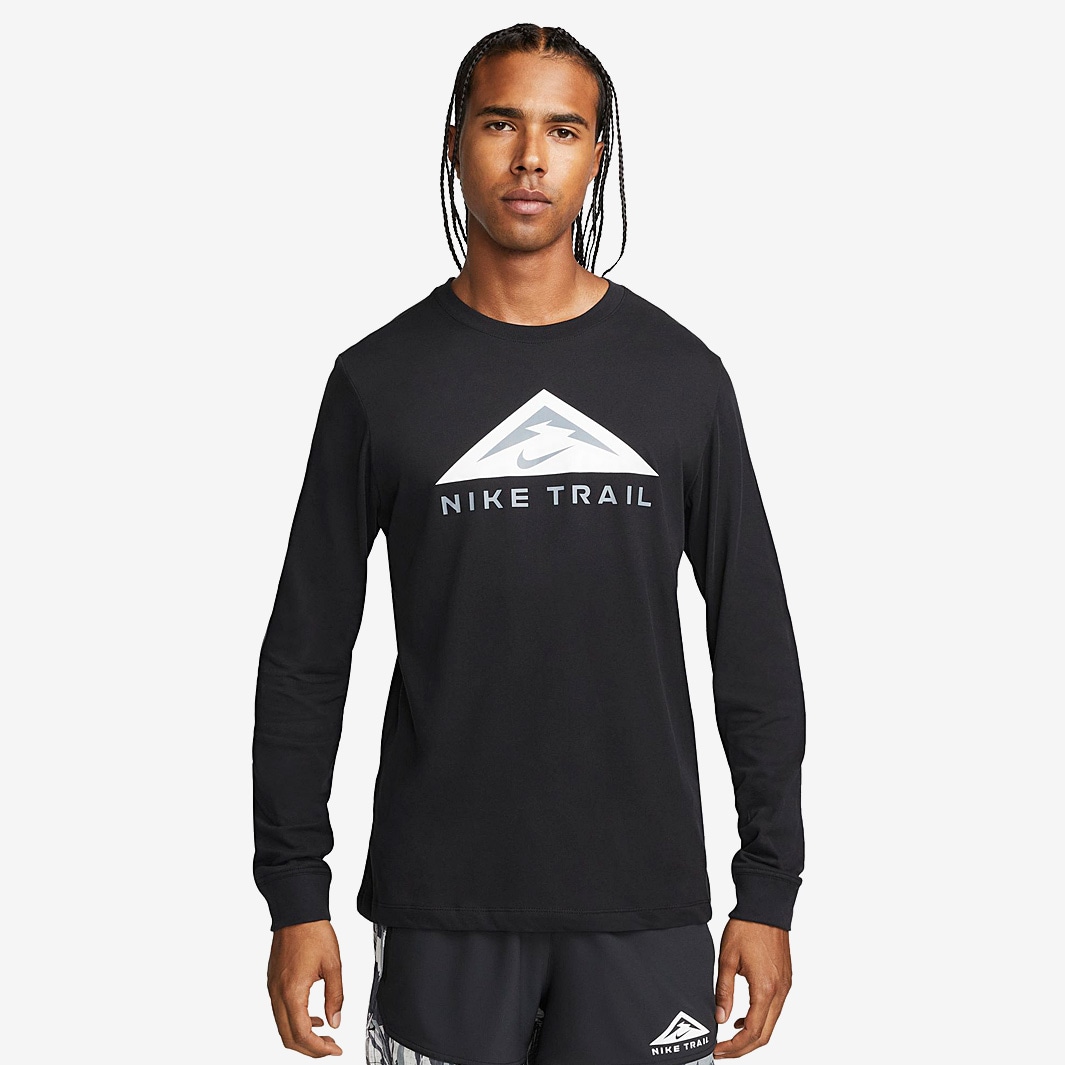 nike dri fit running shirt long sleeve mens