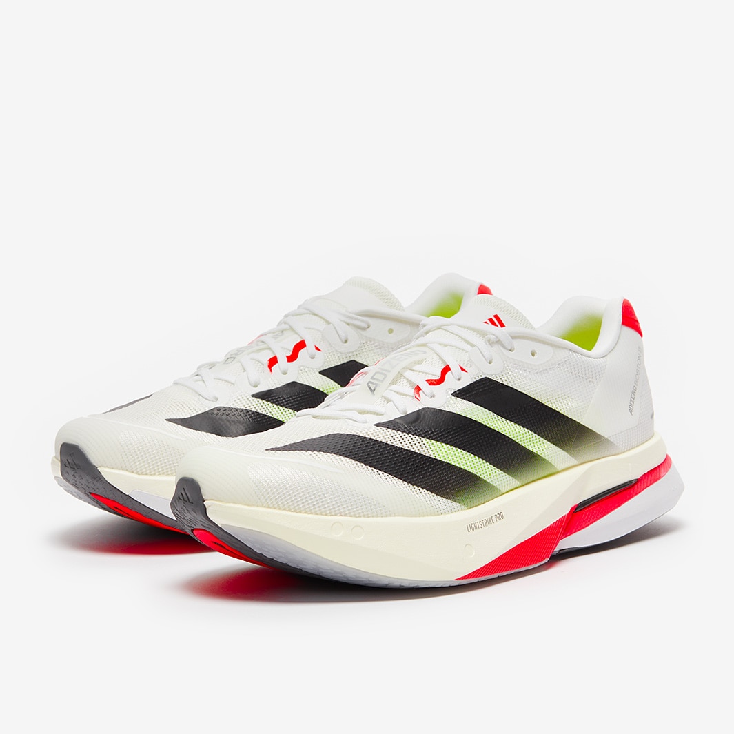 【即納】 adidas Adizero Boston 13 EQT - Ftwr White/Core Black/Lucid スパイク・シューズ