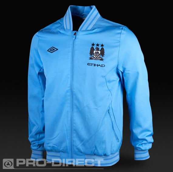 Umbro Man City Anthem Jacket - Vista Blue