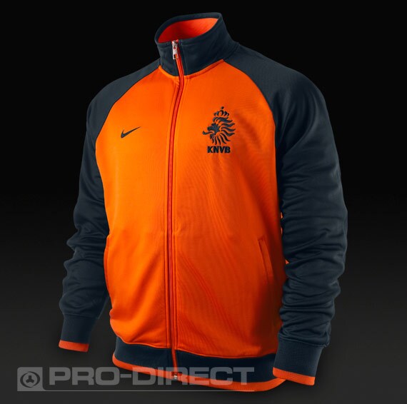Chaqueta de fútbol - Chaqueta Entrenamiento Nike Holanda Core Training - - Naranja/Negro Pro:Direct Soccer
