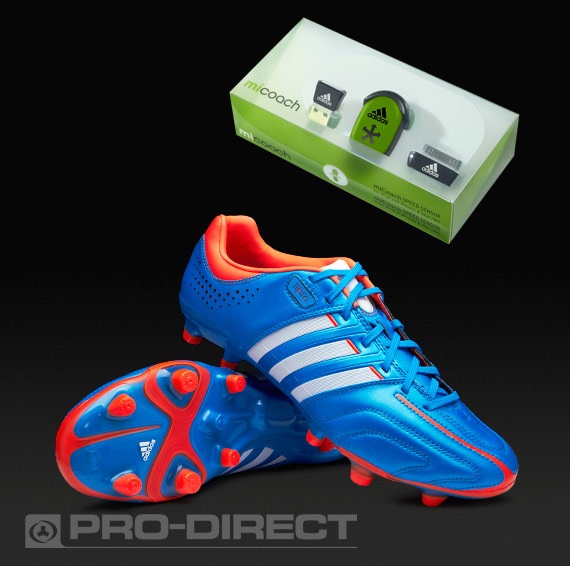 Botas de Fútbol adidas - Botas - adidas F50 adiZero TRX FG MiCoach Bundle- Azul | Pro:Direct Soccer