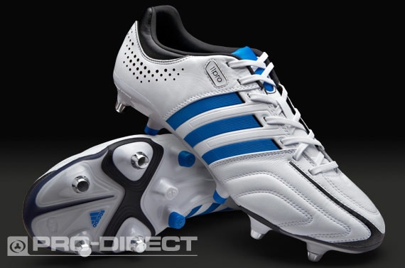 Botas de Fútbol adidas - Botas adidas - adidas F50 adiZero XTRX SG - Terreno - Blanco/Azul/Negro | Pro:Direct