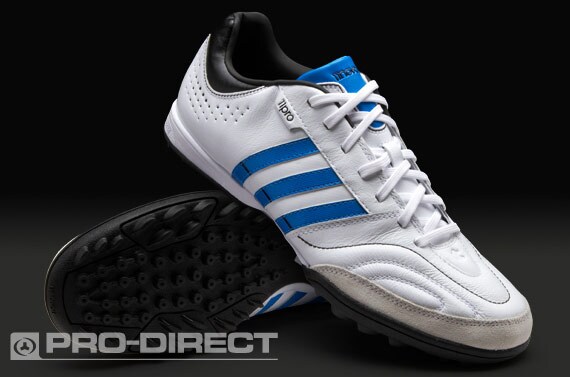 Zapatillas de Fútbol - adidas - adidas 11Nova TRX Turf - Césped Artificial - Blanco/Azul/Negro | Pro:Direct Soccer