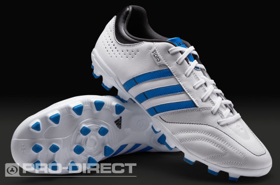 Botas de Fútbol adidas - Botas adidas - adidas 11Nova TRX AG - Césped - Blanco/Azul/Negro | Pro:Direct Soccer