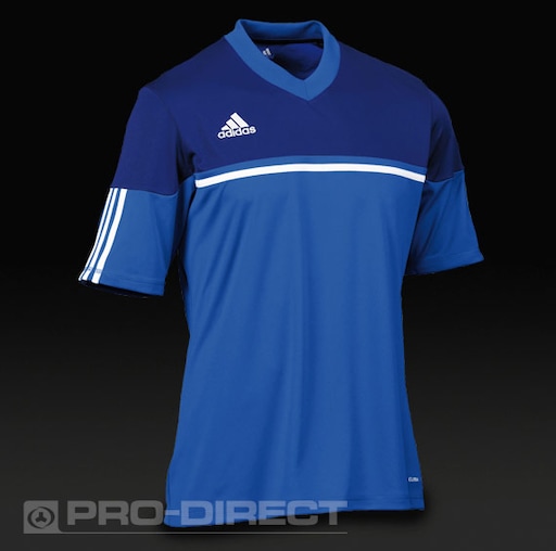 eslogan a pesar de Accidentalmente Camiseta para equipaciones- Camiseta de fútbol adidas Autheno 12 MC- Ropa  para equipos-X19629-Cobalto- Azul Marino-Blanco | Pro:Direct Soccer