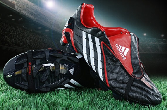 adidas Predator Football Boots - - Hard - Black / White / Red