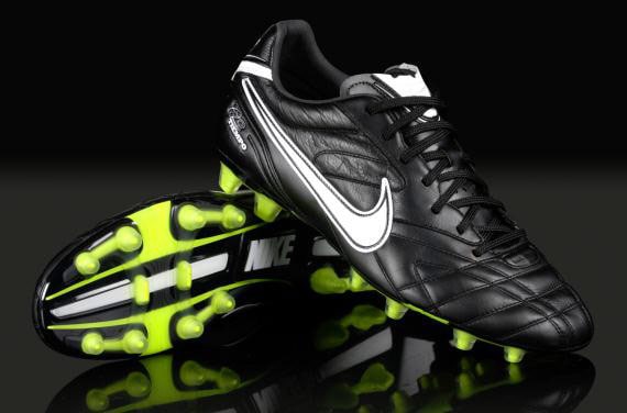 Vooruitgang Tweet Roei uit Football Boots - Nike Tiempo Classic - Light - Firm Ground - Black / White  / Volt | Pro:Direct Soccer