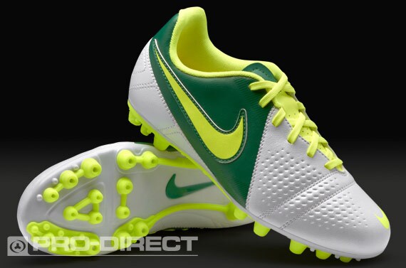 Botas para niños Nike Nike CTR360 Libretto III AG - Césped Artificial Tacos de fútbol para niños - Blanco/Verde/Amarillo | Pro:Direct Soccer