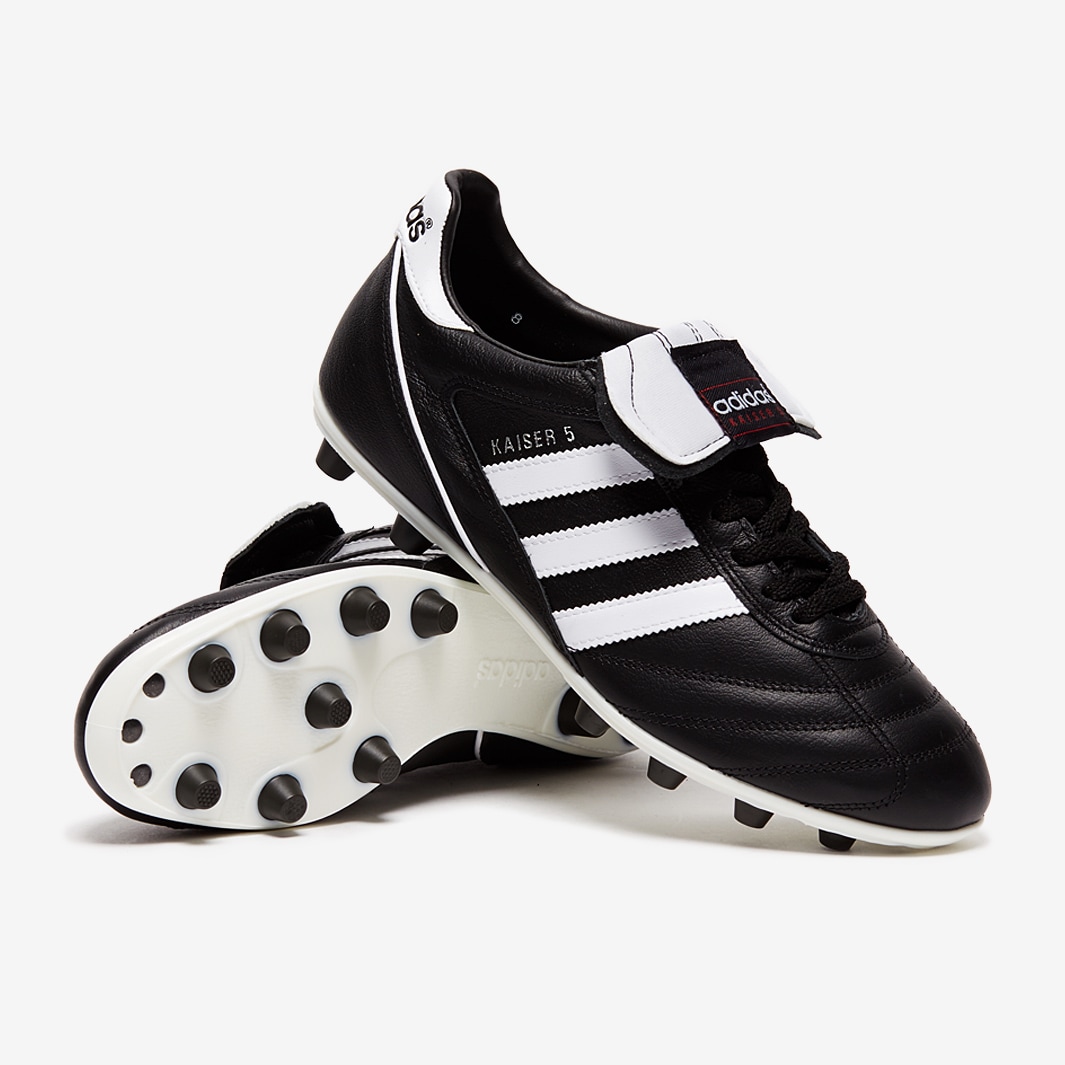 Botas de Fútbol - adidas - Kaiser 5 Liga FG - Botas - Firmes- Negro/Blanco | Pro:Direct Soccer