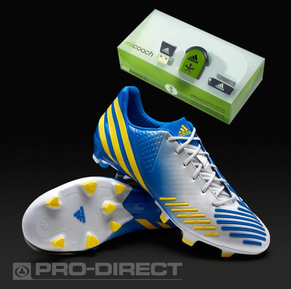 Als reactie op de kruising Specimen adidas Football Boots - adidas Predator LZ TRX FG Mi-coach Bundle - Soccer  Cleats - Running White-Vivid Yellow-Prime Blue | Pro:Direct Soccer