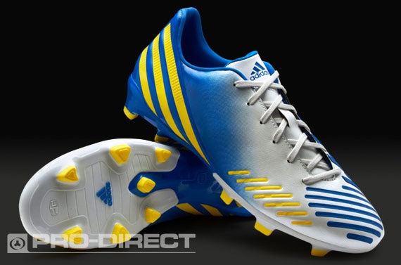 Productivo Leche pálido Botas de Fútbol adidas - adidas Predator Absolado LZ TRX FG - Terrenos  Firmes - Blanco/Amarillo/Azul | Pro:Direct Soccer