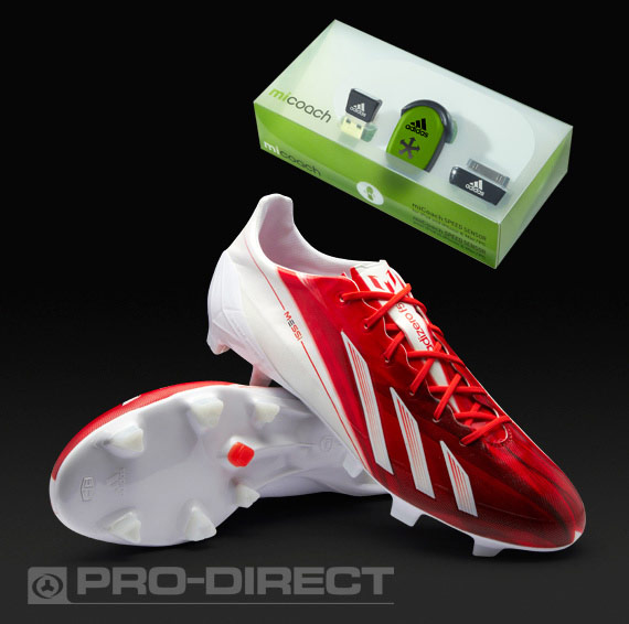 Botas de Fútbol Adidas Kit adidas F50 Messi TRX FG SYN - Terrenos Blandos - Tacos de Fútbol - Blanco/Rojo | Pro:Direct