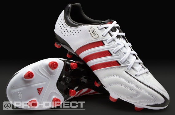 Botas de fútbol adidas - adidas adipure 11Pro TRX FG - Terrenos Firmes - Botas de fútbol - Blanco/Rojo/Negro Pro:Direct Soccer
