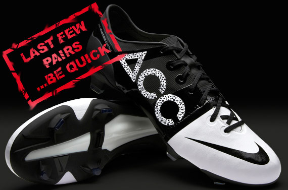 Nike Football Boots - Nike Green Speed II Football - Ground - GSII Soccer Cleats White - Black