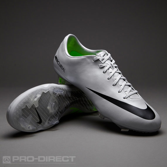 mientras bostezando Campaña Botas de Fútbol Nike - Nike Mercurial Vapor IX FG Pro - Terreno Firme -  Tacos de Fútbol - Platino/Negro/Verde | Pro:Direct Soccer