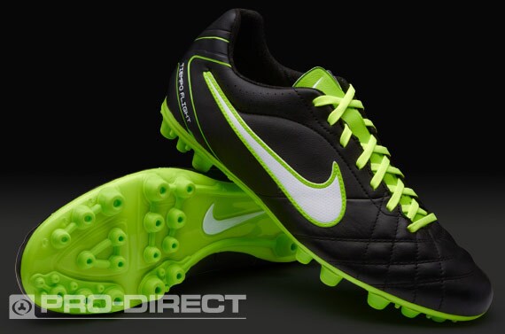 Nike Football Boots - Nike Flight AG - Artificial Grass - Soccer Cleats - Black-White-Electric Green | Pro:Direct