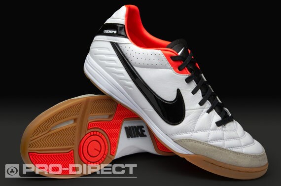 Zapatillas de Fútbol Sala Nike Tiempo Mystic IV IC - Fútbol - Zapatillas de Fútsal - Blanco/Negro/Rojo | Pro:Direct