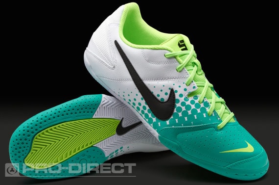 Zapatillas de Fútbol Sala Nike - Nike5 Elastico - Zapatillas de Futsal - Césped Artificial - Blanco/Negro/Turquesa/Verde Pro:Direct Soccer