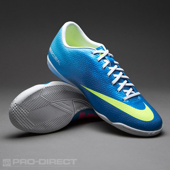 Genuino lava estático Zapatillas de fútbol Nike - Nike Mercurial Victory IV IC - Zapatillas de  fútbol sala - Zapatillas Indoor - Azul/Voltaje/Azul | Pro:Direct Soccer