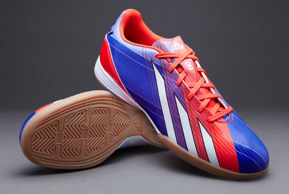 Zapatillas de Fútbol Sala - Futsal - Botas de Fútbol - adidas Indoor Turbo-Púrpura-Blanco | Soccer