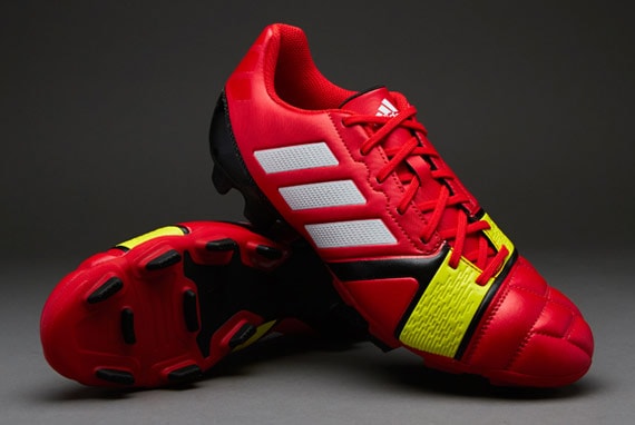 de Fútbol Tacos adidas - Terreno Firme - adidas Nitrocharge TRX FG - Rojo/Blanco/Electricidad | Pro:Direct Soccer