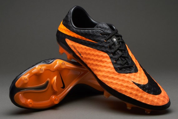Botas de Futbol - - firme - Nike Hypervenom Phantom FG - Negro/Citrus | Pro:Direct Soccer