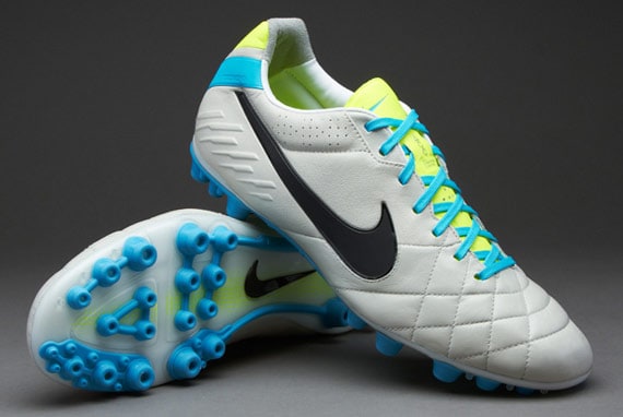 Botas de Fútbol - Tacos Nike - Artificial - Nike Tiempo Legend IV AG - Marfil/Negro/Voltaje | Pro:Direct Soccer