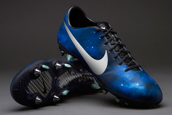 Football Boots - Nike Mercurial Vapor IX CR7 SG Pro - Soccer Cleats - Galaxy - Dark Obsidian-Metallindoor Silver | Pro:Direct Soccer