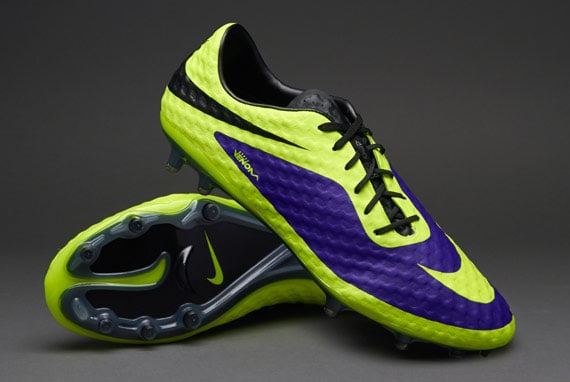 Botas de futbol - Tacos - Firme - Nike HyperVenom Phantom - Morado-Voltaje | Pro:Direct Soccer