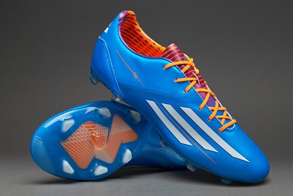 Botas de Fútbol - Tacos - Firme - adidas F30 TRX FG - Azul-Blanco-Zest | Pro:Direct