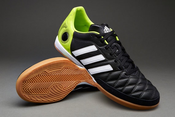 Zapatillas de sala - Futsal - adidas 11Nova Indoor - Negro-Blanco-Slime | Pro:Direct Soccer