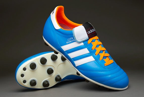 Soccer Shoes adidas Copa Mundial Samba FG - Ground - Soccer Cleats Solar Blue-Running White-Solar Zest