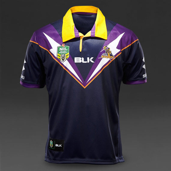 Maillot Melbourne Storm KooGa 2014 Domicile Cronk - Homme XL (défaut Dos)