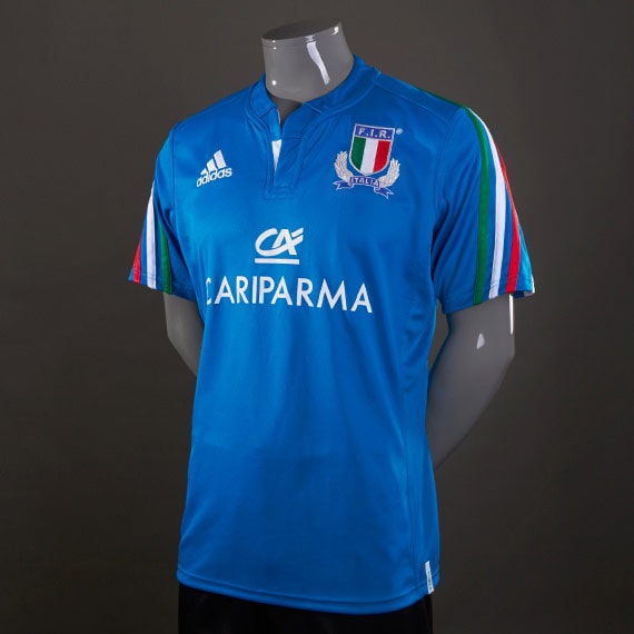 Adidas italy rugby shirt on sale