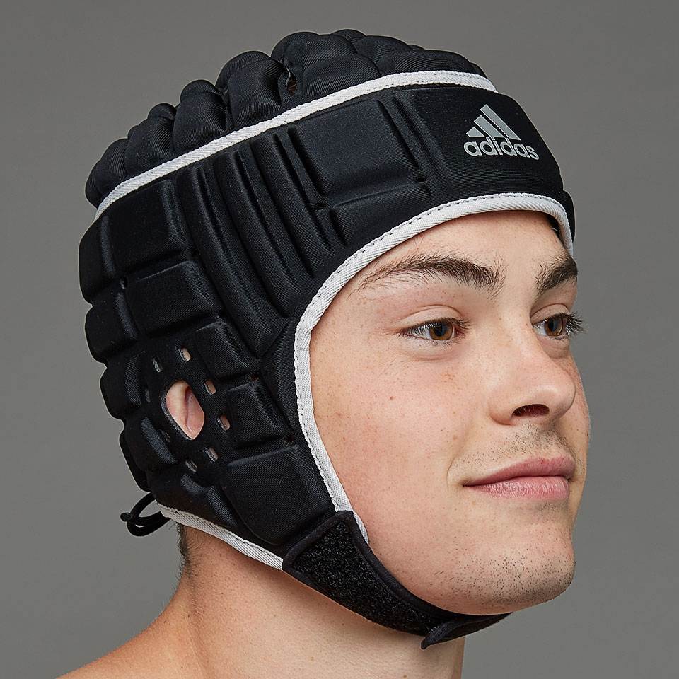 adidas Head Guard Rugby Adult Protection Soccer adult protection BlackSilver