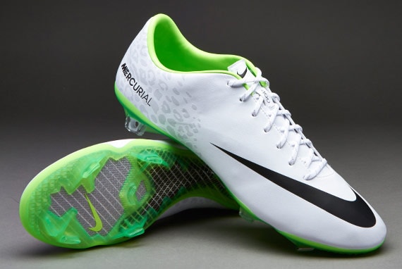 Nike Vapor IX FG - Blanco - Negro - Verde de fútbol | Pro:Direct Soccer