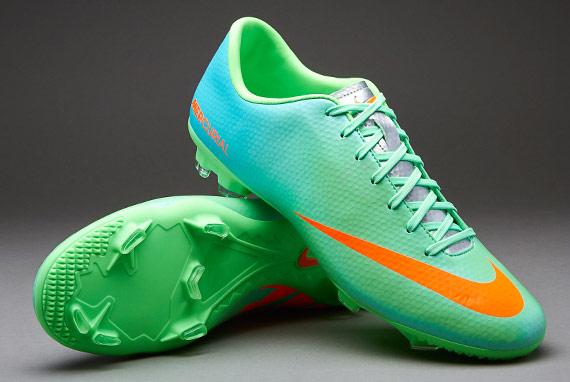 Nike Football Boots - Nike Mercurial Victory IV FG - Firm Ground - Cleats - Neo Lime-Total Crimson | Pro:Direct Soccer