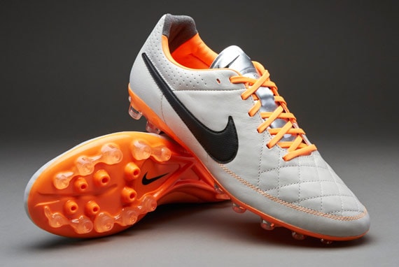 Molesto abdomen lanzar Nike Soccer Shoes - Nike Tiempo Legacy AG - Artificial Grass - Soccer  Cleats - Desert Sand-Black-Orange 