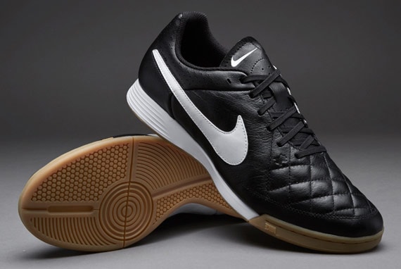 Zapatillas de Futbol Sala- Nike Tiempo Genio Indoor - Negro /Blanco - Zapatillas Futsal | Soccer
