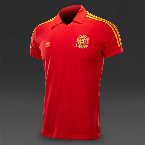 Ropa de futbol- Camisetas mundial- Camiseta adidas Originals España - Rojo | Pro:Direct