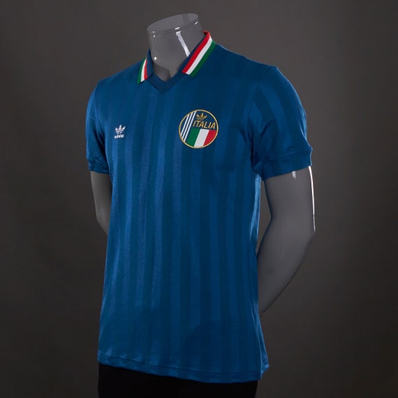 intercambiar Sorprendido Ausencia Camisetas de futbol- Ropa de selecciones- Camiseta adidas Originals Italia  Retro -Azul | Pro:Direct Soccer